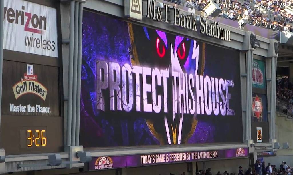 Ravens new video boards