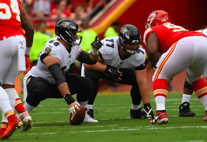 Ravens OL vs. the Chiefs