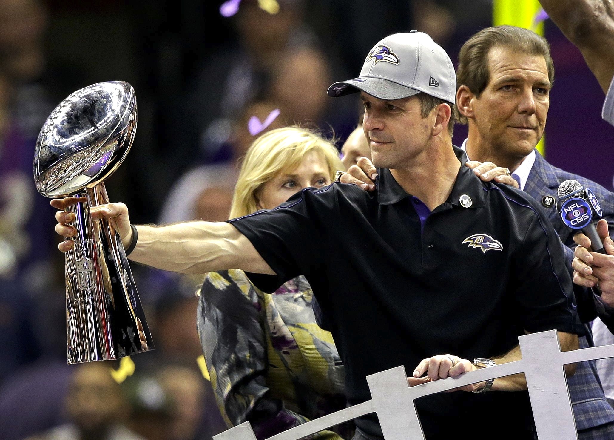 harbaugh sb trophy