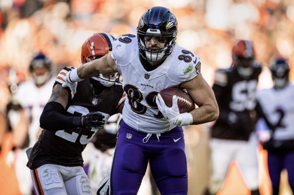 Mark Andrews breaks Ravens record for receiving yards