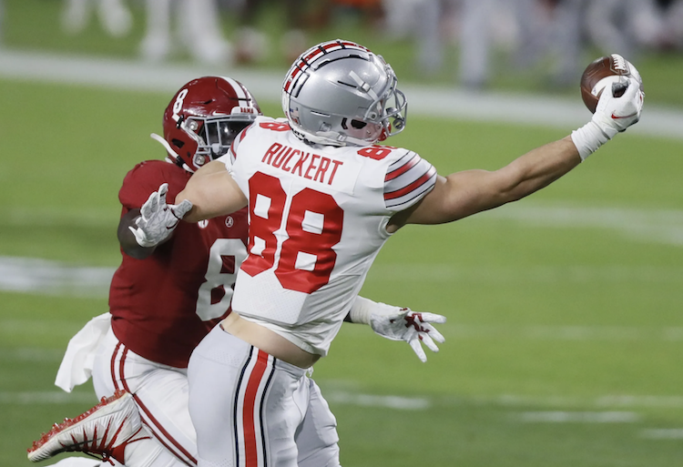 Tight end Jeremy Ruckert in line for an even bigger role this year