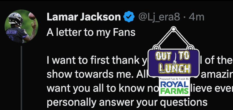 Ravens QB Lamar Jackson says he has requested a trade, tweets team