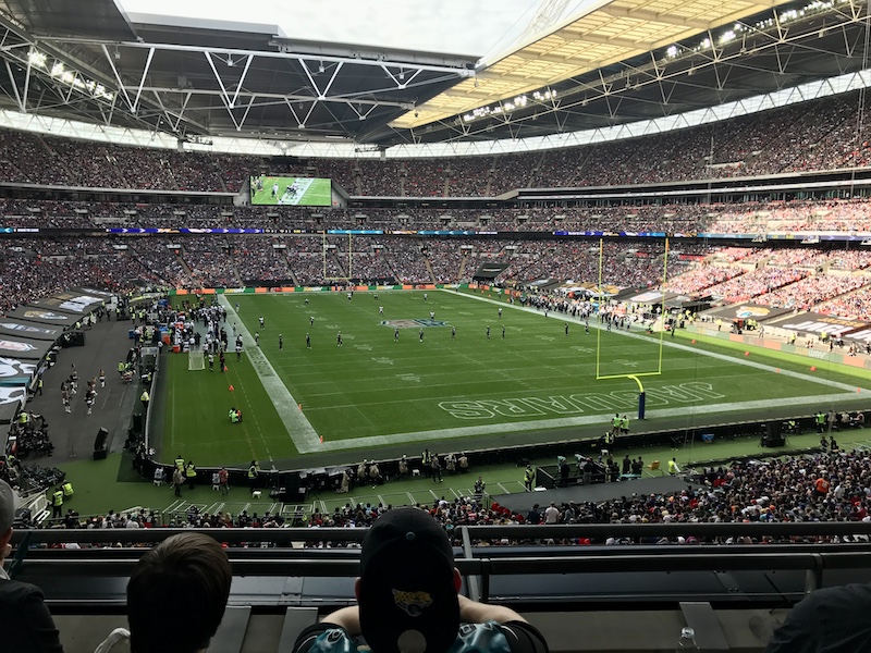 An NFL game ruined Wembley Stadium and Premier League fans are pissed 