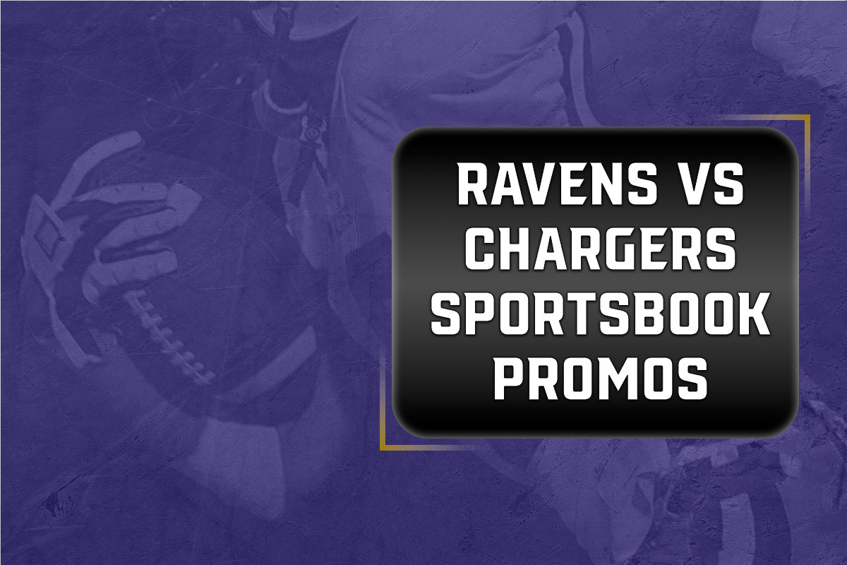 Ravens-Chargers sportsbook promos