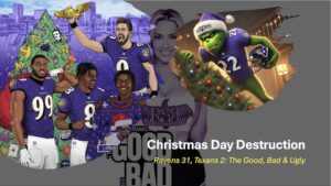 A Christmas Day Destruction: Ravens 31, Texans 2